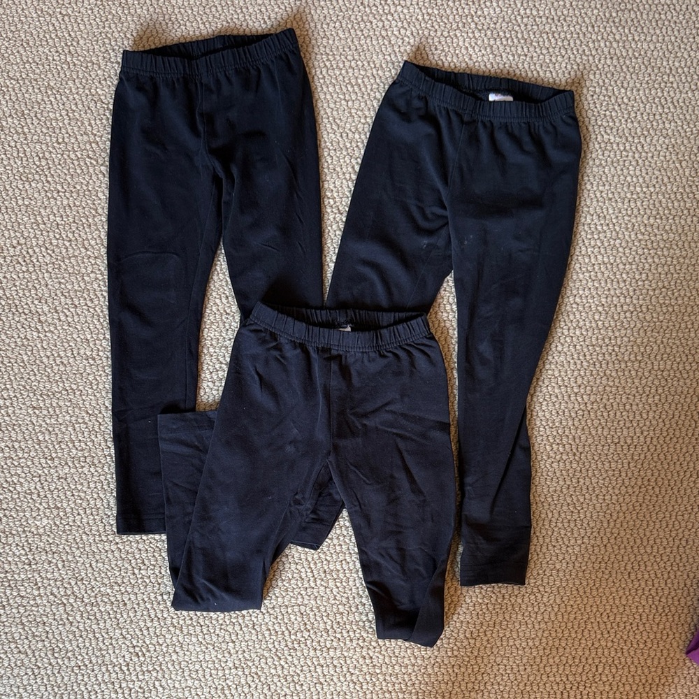 Hanna Andersson Black Leggings Set